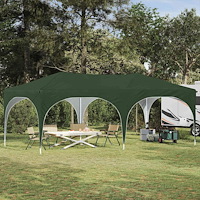 vidaXL Pop-up Partytält Grön 575 x 288 x 245 cm Oxford Tyg