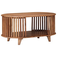 vidaXL Kaffeebord Naturfärg 85 x 50 x 40 cm