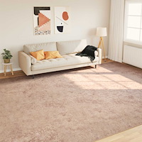 vidaXL Mattlöpare MARSA Sand 300 x 400 cm Polyester och PVC