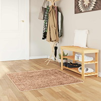 vidaXL Mattlöpare MARSA Gul 100 x 100 cm Polyester och PVC