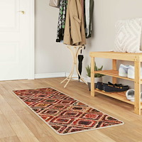 vidaXL Mattlöpare MARSA Flerfärgsdesign 50 x 100 cm Polyester och PVC