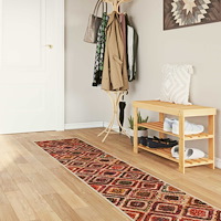 vidaXL Mattlöpare MARSA Flerfärgsdesign 50 x 450 cm Polyester och PVC