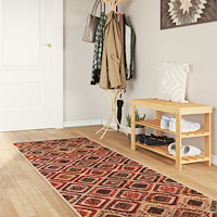 vidaXL Mattlöpare MARSA Flerfärgsdesign 100 x 300 cm Polyester och PVC