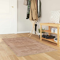 vidaXL Mattlöpare MARSA Vit 100 x 200 cm Polyester och PVC