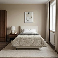 vidaXL Vinter Täcke Ljusgrå 155 x 220 cm Mikrofiber och Teddyfleece