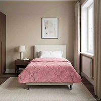 vidaXL Vinter Täcke Rosa 140 x 220 cm Mikrofiber och Teddyfleece