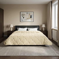 vidaXL Vinter Täcke Kräm 200 x 220 cm Mikrofiber och Teddyfleece