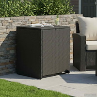 vidaXL Kuddbox 55 x 55 x 69 cm stål