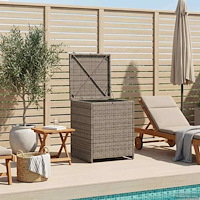 vidaXL Kuddbox 55 x 55 x 69 cm stål