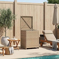 vidaXL Kuddbox 55 x 55 x 69 cm stål