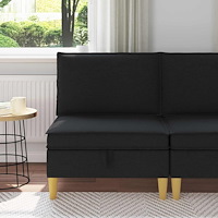 vidaXL Soffa med förvaring Tyg