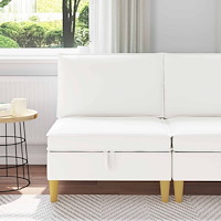 vidaXL Soffa med förvaring Tyg