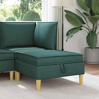 vidaXL Soffa med förvaring Tyg