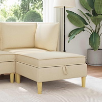 vidaXL Soffa med förvaring Tyg