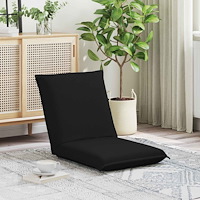 vidaXL Golvstol Svart 54 x 64 x 59 cm tyg