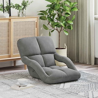 vidaXL Golvstol Mörkgrå 58 x 62 x 58 cm Sammet