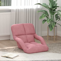 vidaXL Golvstol Rosa 58 x 62 x 58 cm Sammet