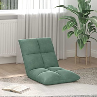 vidaXL Golvstol Havgrön 50 x 61 x 57 cm Sammet