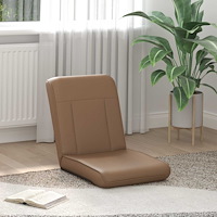 vidaXL Golvstol Cappuccino 50 x 73 x 60 cm Konstläder