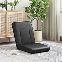 vidaXL Golvstol Svart 50 x 73 x 60 cm Konstläder