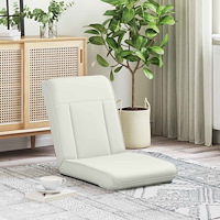 vidaXL Golvstol Vit 50 x 73 x 60 cm Konstläder