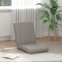 vidaXL Golvstol Taupe 50 x 73 x 60 cm tyg