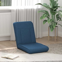 vidaXL Golvstol Blå 50 x 73 x 60 cm tyg
