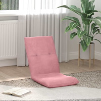 vidaXL Golvstol Rosa 46 x 50 x 61 cm Sammet