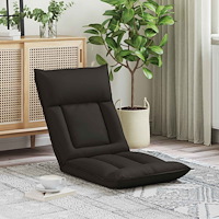 vidaXL Golvstol Svart 55 x 61 x 70 cm Konstläder