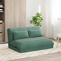 vidaXL Golvstol Havgrön 110 x 82 x 55 cm Sammet