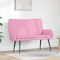 vidaXL 2-sits soffa Rosa 115 x 61 x 87 cm tyg