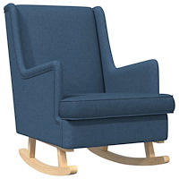 vidaXL Gungstol Blå 62 x 80 x 85 cm tyg