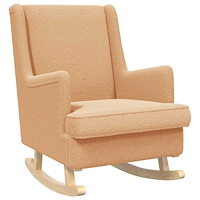 vidaXL Gungstol Beige 62 x 80 x 85 cm Sjöfåls tyg