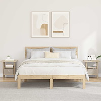 vidaXL Sängbord 2 pcs Sonoma-ek 41 x 40 x 45 cm Konstruerat trä