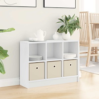 vidaXL Sideboard med låda Vit 73,5 x 22,5 x 53,5 cm