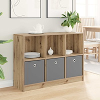 vidaXL Sideboard med låda Artisan Ek 102 x 32 x 73,5 cm