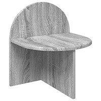 vidaXL Sängbord Grå Sonoma 40 x 35,5 x 45,5 cm Konstruerat trä