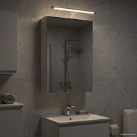 vidaXL Badrumsspegelskåp Vit 30 x 10,5 x 50 cm Konstruerat trä