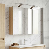 vidaXL Badrumsspegelskåp Sonoma-ek 60 x 14,5 x 50 cm Konstruerat trä