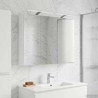 vidaXL Badrumsspegelskåp Vit 100 x 14,5 x 70 cm Konstruerat trä