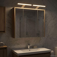 vidaXL Badrumsspegelskåp Artisan Ek 63,5 x 16 x 62,5 cm