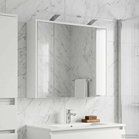 vidaXL Badrumsspegelskåp för Vit 73,5 x 16 x 62,5 cm Konstruerat trä