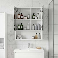 vidaXL Badrumsspegelskåp Vit 50 x 14,5 x 70 cm Konstruerat trä