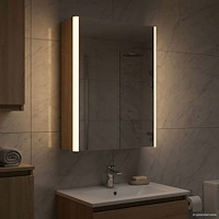 vidaXL Badrumsspegelskåp Sonoma-ek 33 x 11,5 x 50 cm Konstruerat trä