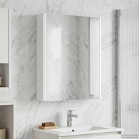 vidaXL Badrumsspegelskåp för Vit 43 x 11,5 x 60,5 cm Konstruerat trä