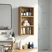 vidaXL Badrumsväggskåp Artisan Ek 30 x 16 x 62,5 cm Konstruerat trä