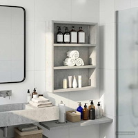 vidaXL Badrumsväggskåp BetongGrå 40 x 10 x 50 cm Konstruerat trä