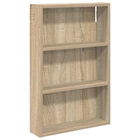 vidaXL Badrumsväggskåp Sonoma-ek 40 x 10 x 60,5 cm Konstruerat trä