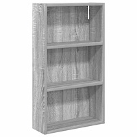 vidaXL Badrumsväggskåp Grå Sonoma 40 x 14 x 70 cm Konstruerat trä