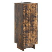 vidaXL Sideboard Rökt ek 33 x 34,5 x 90 cm Konstruerat trä